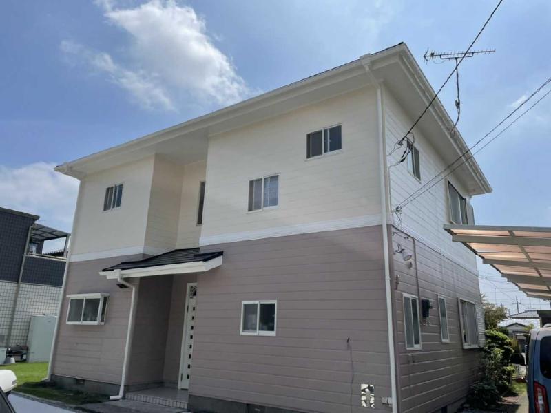 屋根・外壁塗装工事、雨樋交換工事、床下消毒工事