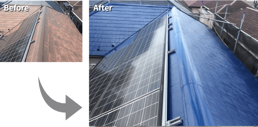 屋根塗装施工事例のご紹介4