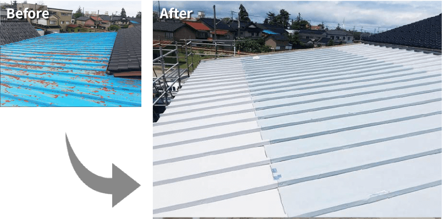 屋根塗装施工事例のご紹介5
