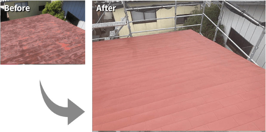 屋根塗装施工事例のご紹介6